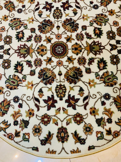 TRADITIONAL PRINT ROUND RUG