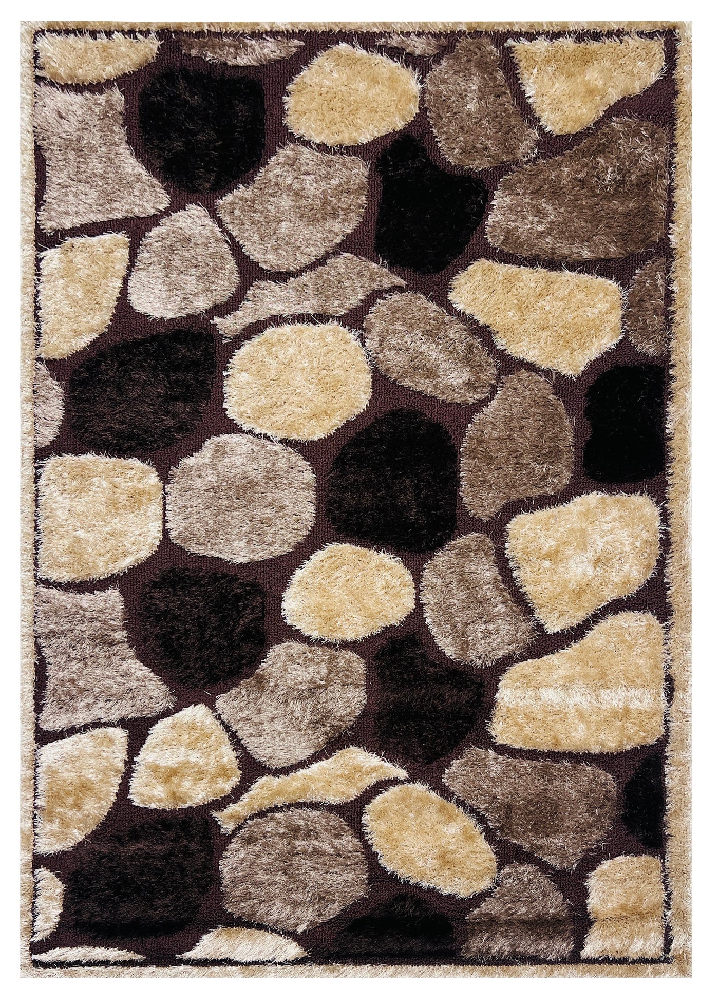 IMPORTED TURKISH-EMBOSSED SHAGGY RUG