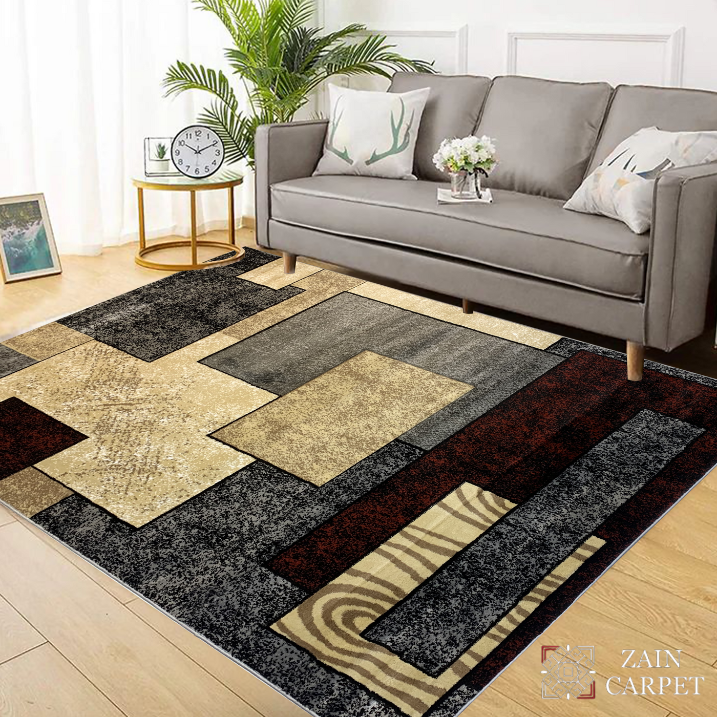 MODERN -POLYPROPYLENE YARN RUG