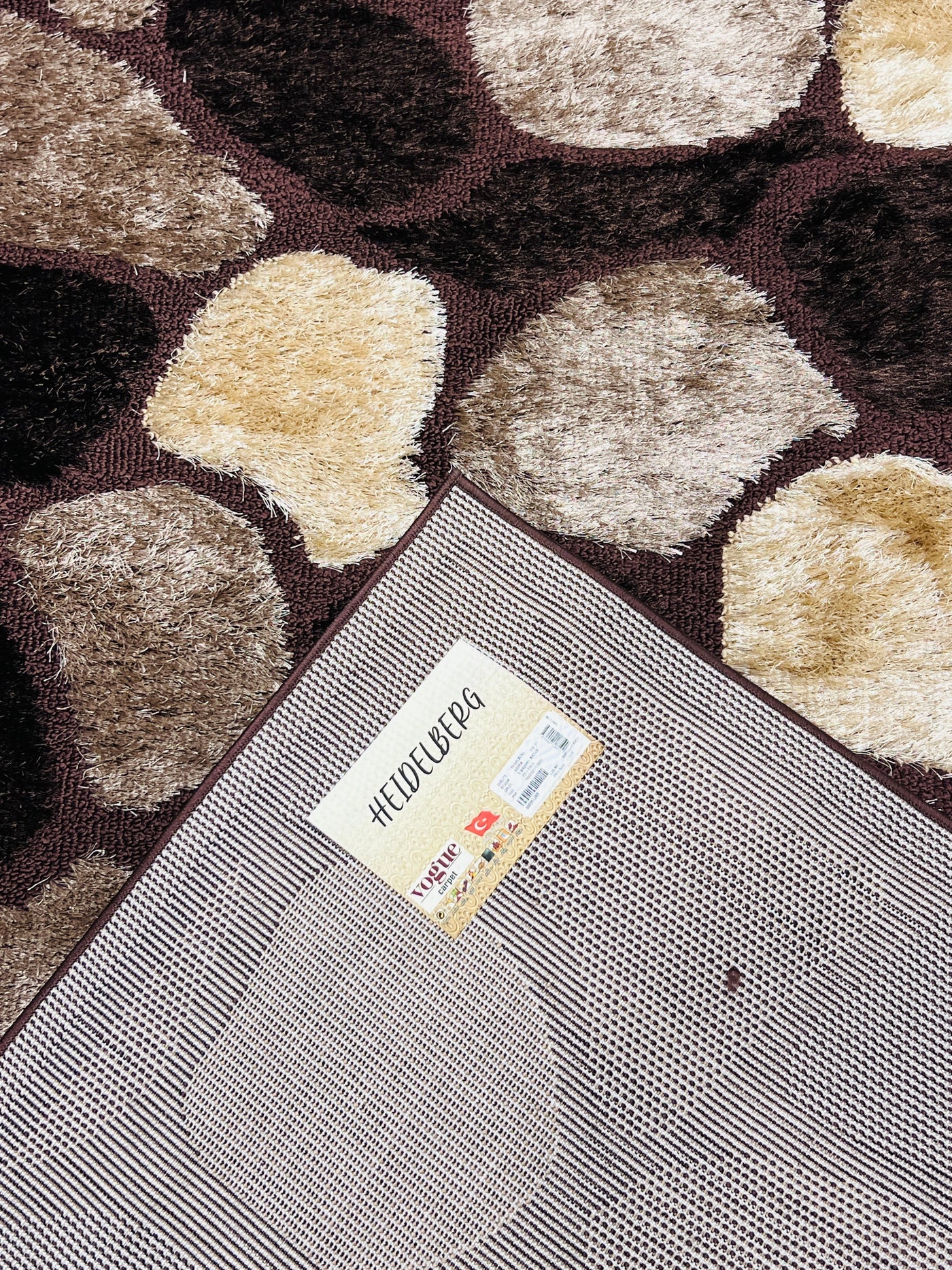 IMPORTED TURKISH-EMBOSSED SHAGGY RUG