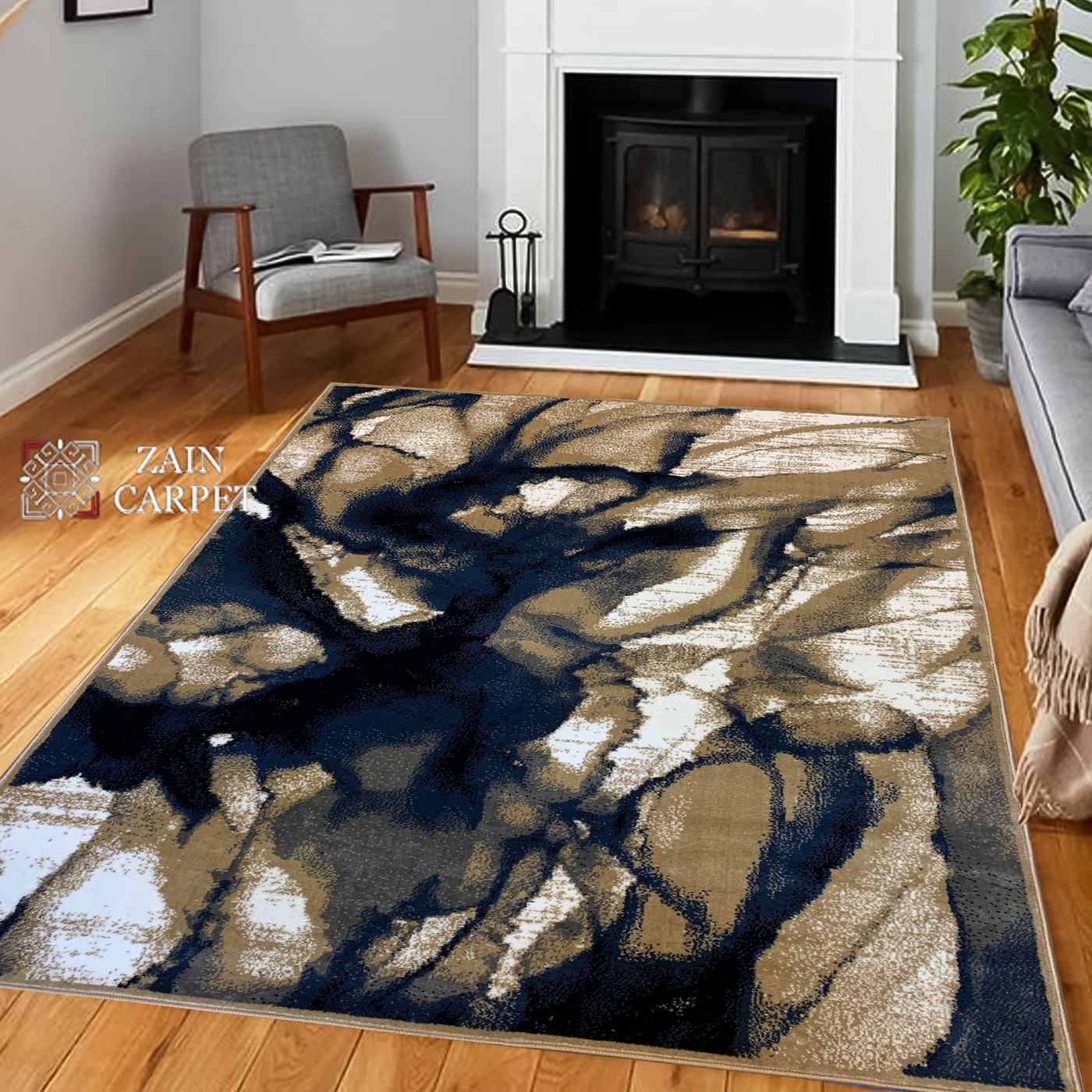 MODERN POLYPROPYLENE YARN RUG (Article-65)
